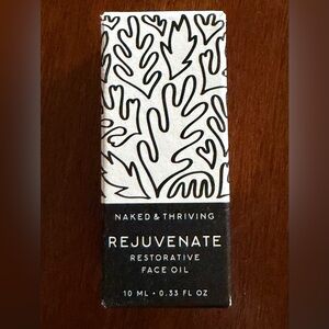 Naked & Thriving Rejuvenate Restorative Face Oil - Black and White